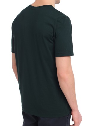 Зелёная футболка BOSS: фото 5 - Invogue