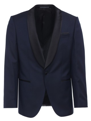 Тёмно-синий костюм BOSS: фото - Invogue