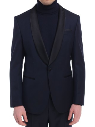 Тёмно-синий костюм BOSS: фото 3 - Invogue