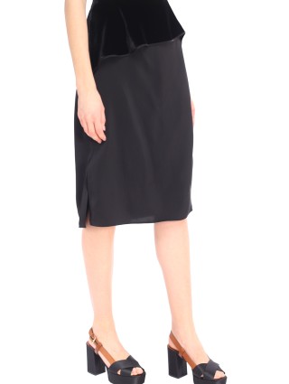 Чорна спідниця HELMUT LANG : фото 3 - Invogue