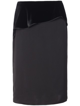 Чорна спідниця HELMUT LANG : фото - Invogue