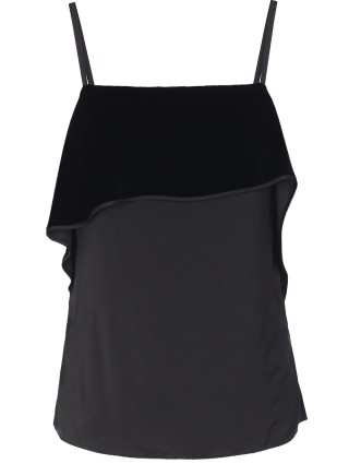 Чёрный топ HELMUT LANG: фото - Invogue