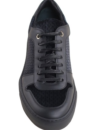 Чёрные кеды BOSS: фото 6 - Invogue