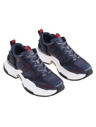 Темно-сині кросівки BOSS : фото 1 - Invogue