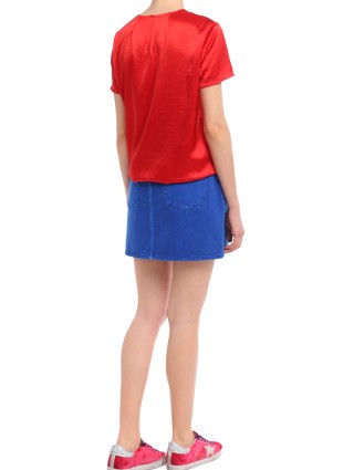 Синя спідниця HELMUT LANG : фото 2 - Invogue