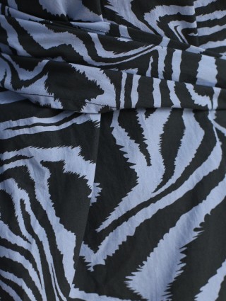 Синяя блуза GANNI: фото 6 - Invogue