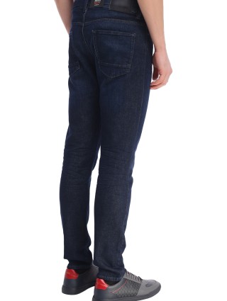 Синие джинсы BOSS: фото 6 - Invogue