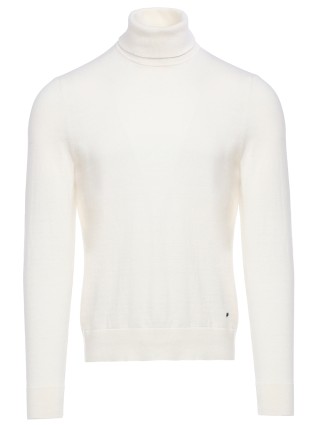 Молочный свитер BOSS: фото - Invogue