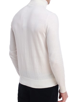 Молочный свитер BOSS: фото 4 - Invogue