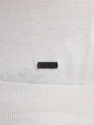 Молочный свитер BOSS: фото 5 - Invogue