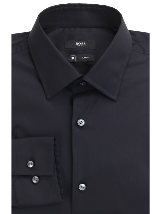 Чёрная рубашка BOSS: фото 4 - Invogue