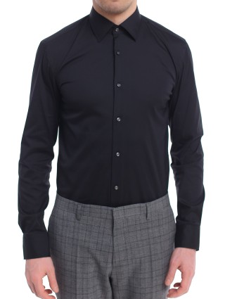 Чёрная рубашка BOSS: фото 2 - Invogue