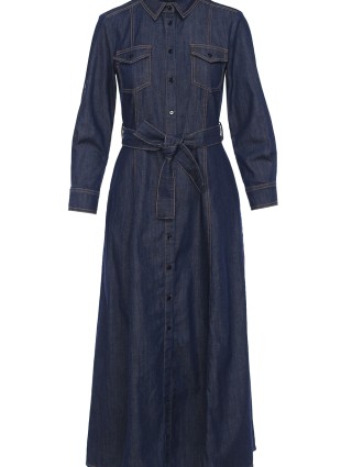 Голубое платье MARELLA: фото 2 - Invogue