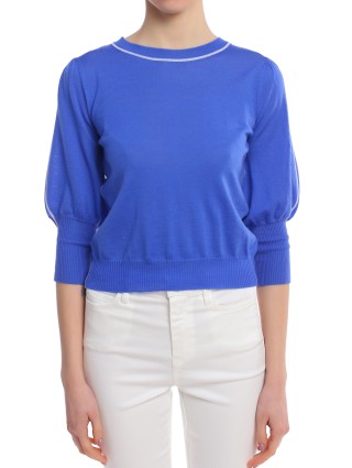 Синий свитер MARELLA: фото 2 - Invogue