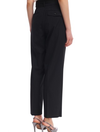 Чорні брюки MARELLA : фото 6 - Invogue