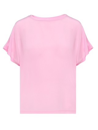 Розовая футболка MARELLA: фото 2 - Invogue