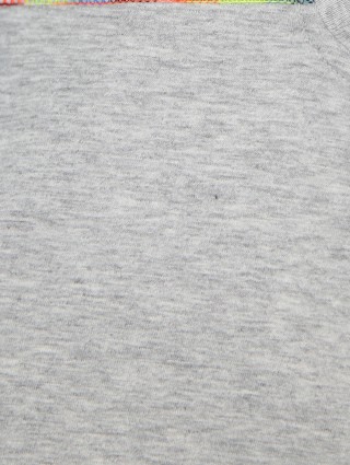 Серая футболка STELLA MCCARTNEY KIDS: фото 6 - Invogue