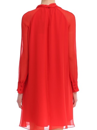 Красное платье KENZO: фото 4 - Invogue