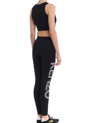 Чёрные брюки KENZO: фото 2 - Invogue