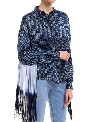 Синя сорочка VERSACE JEANS COUTURE : фото 5 - Invogue