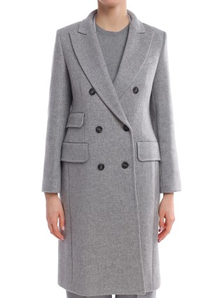 Сіре пальто WEEKEND MAX MARA : фото 3 - Invogue