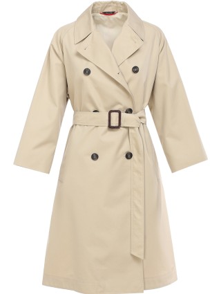 Бежевый плащ WEEKEND MAX MARA: фото 2 - Invogue