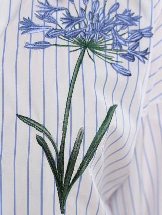 Молочная рубашка WEEKEND MAX MARA: фото 5 - Invogue