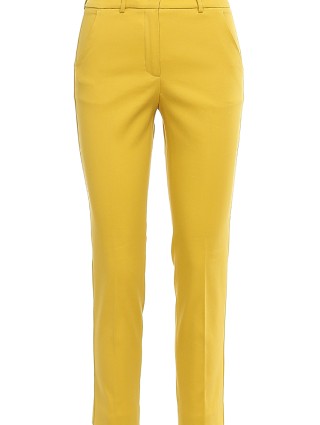 Жёлтые брюки WEEKEND MAX MARA: фото - Invogue