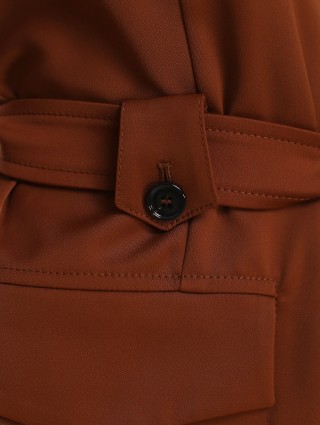 Коричневый пиджак MARC CAIN: фото 5 - Invogue