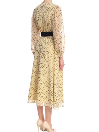 Золотое платье MARELLA: фото 2 - Invogue