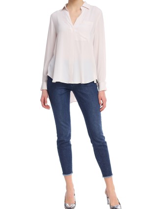 Молочная блуза MARC CAIN: фото 3 - Invogue