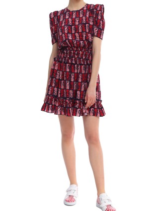 Синее платье KENZO: фото 3 - Invogue