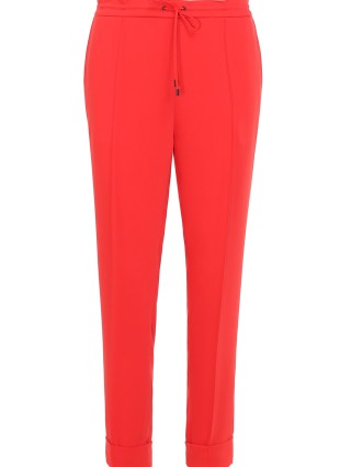 Красные брюки KENZO: фото 2 - Invogue