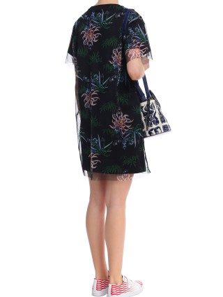 Чёрное платье KENZO: фото 4 - Invogue