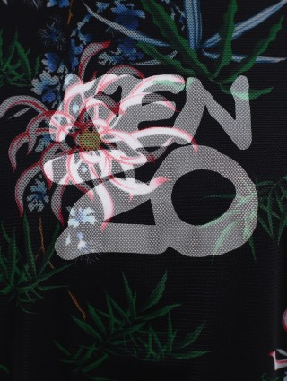 Чёрное платье KENZO: фото 7 - Invogue