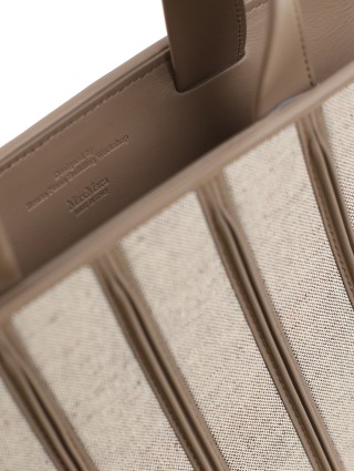 Тёмно-серая сумка MAX MARA: фото 5 - Invogue