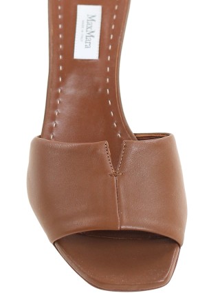 Коричневые босоножки MAX MARA: фото 4 - Invogue