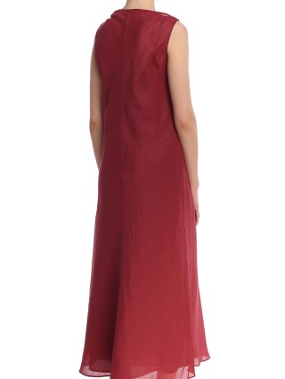 Бордова сукня MAX MARA : фото 4 - Invogue