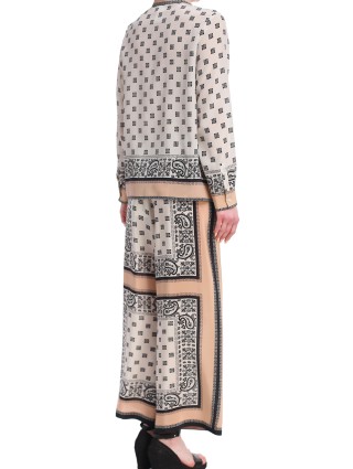 Кремовая рубашка WEEKEND MAX MARA: фото 2 - Invogue