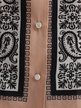 Кремовая рубашка WEEKEND MAX MARA: фото 6 - Invogue