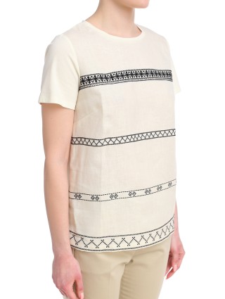 Молочна блуза WEEKEND MAX MARA : фото 3 - Invogue