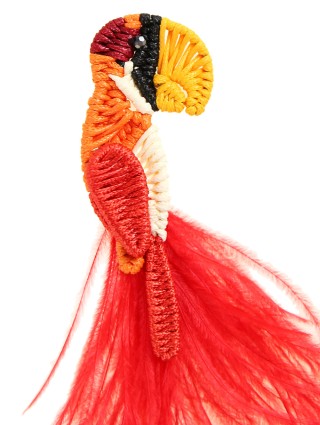 Красная брошь WEEKEND ACCESSORIES: фото 3 - Invogue