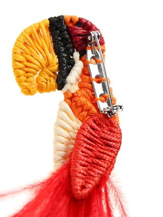 Красная брошь WEEKEND ACCESSORIES: фото 4 - Invogue