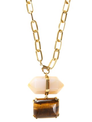 Белое колье WEEKEND ACCESSORIES: фото 4 - Invogue