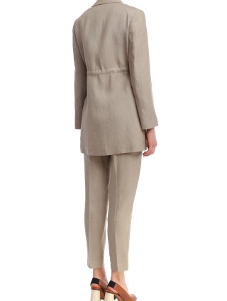 Бежевые брюки MAX&CO: фото 2 - Invogue