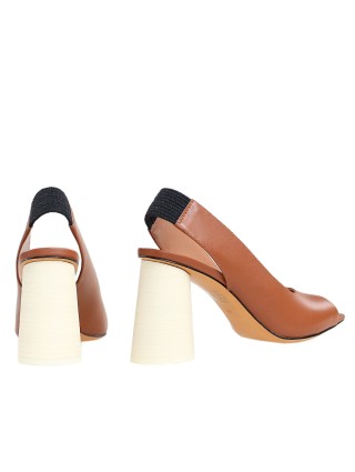 Коричневі босоніжки MAX&CO : фото 5 - Invogue