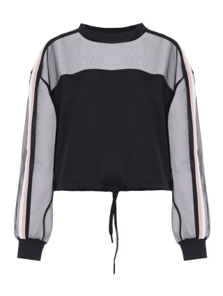 Чёрный свитшот MARELLA: фото - Invogue