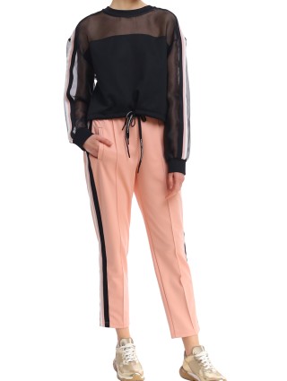 Чёрный свитшот MARELLA: фото 1 - Invogue