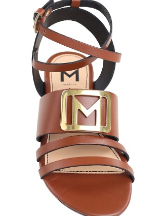 Коричневі сандалі MARELLA : фото 4 - Invogue
