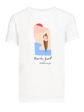 Белая футболка MARELLA: фото 2 - Invogue